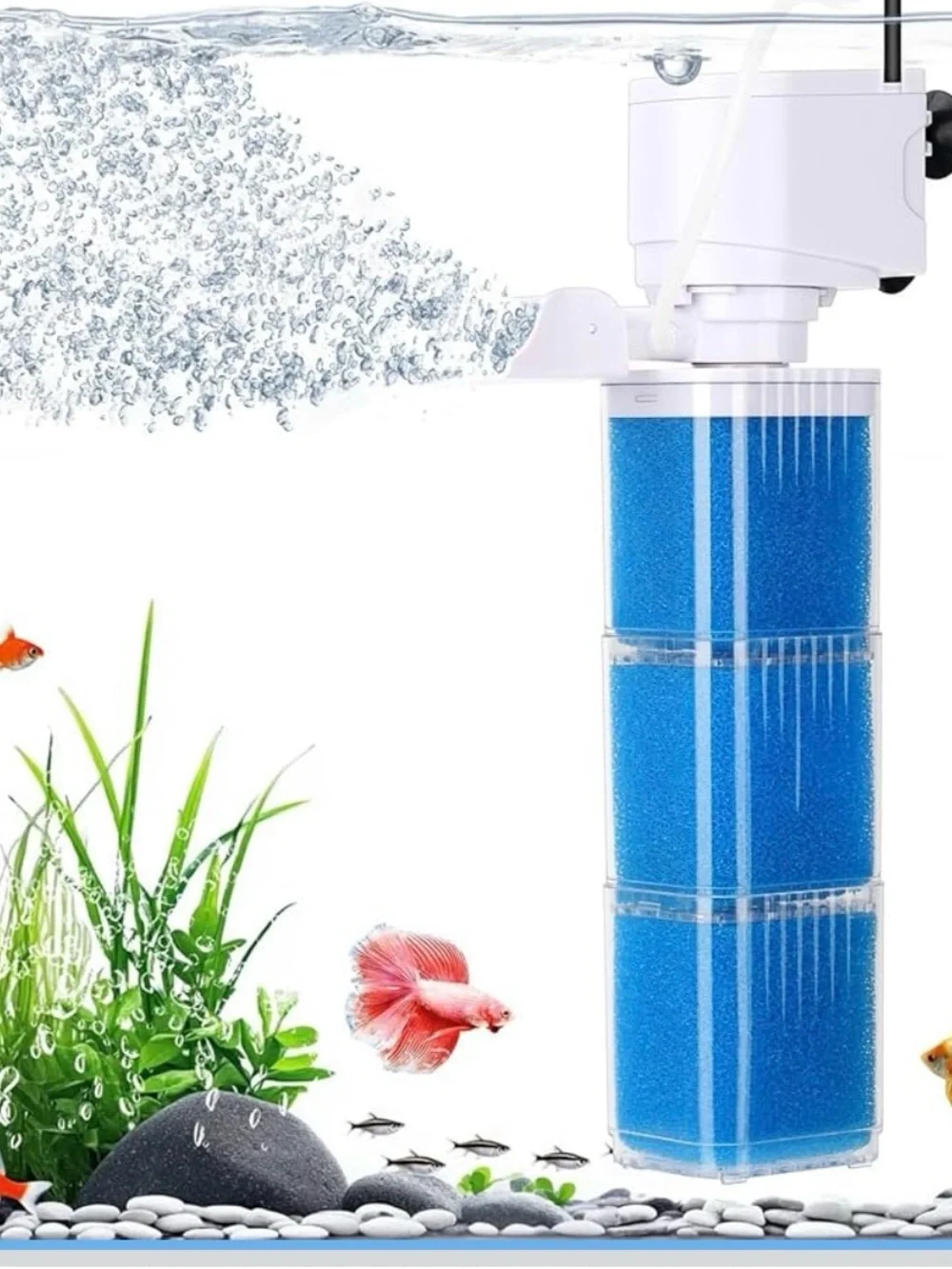 4-IN-1 Aquarium Power Filter, new
